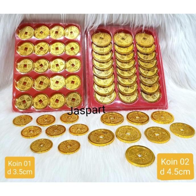 ~^~^~^] Dekorasi Koin Uang Logam Emas Imlek