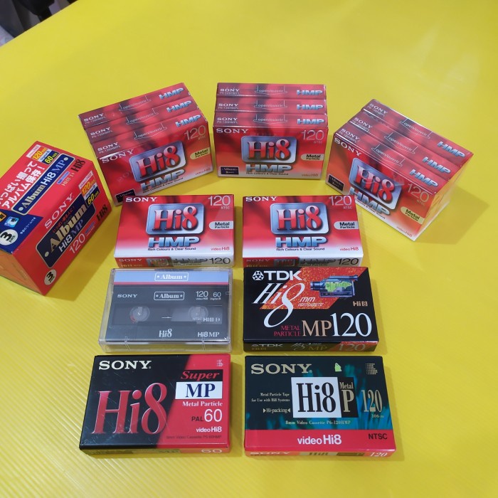 Ready stok KASET SONY Hi8 untuk Handycam SONY Video8 Hi8 dan Digital8