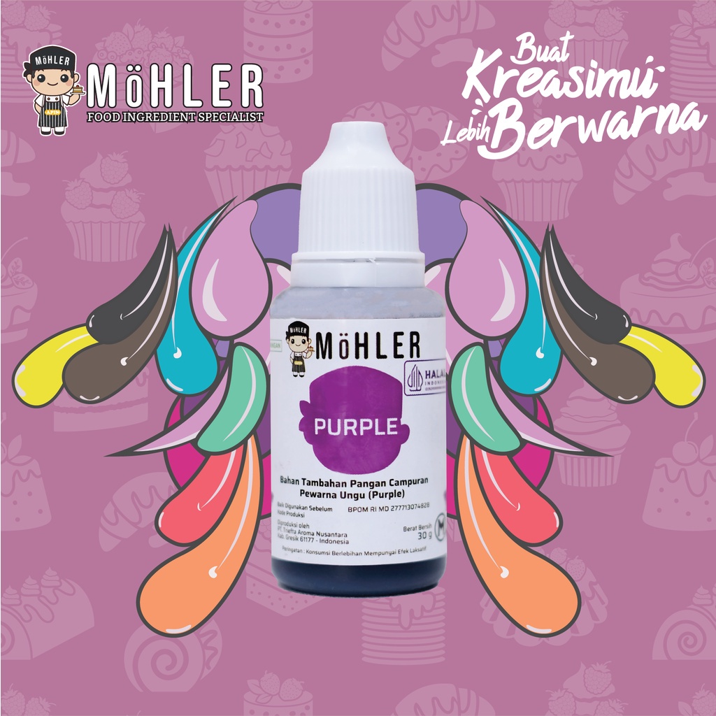 

MOHLER Coloring PURPLE/MOHLER Pewarna UNGU
