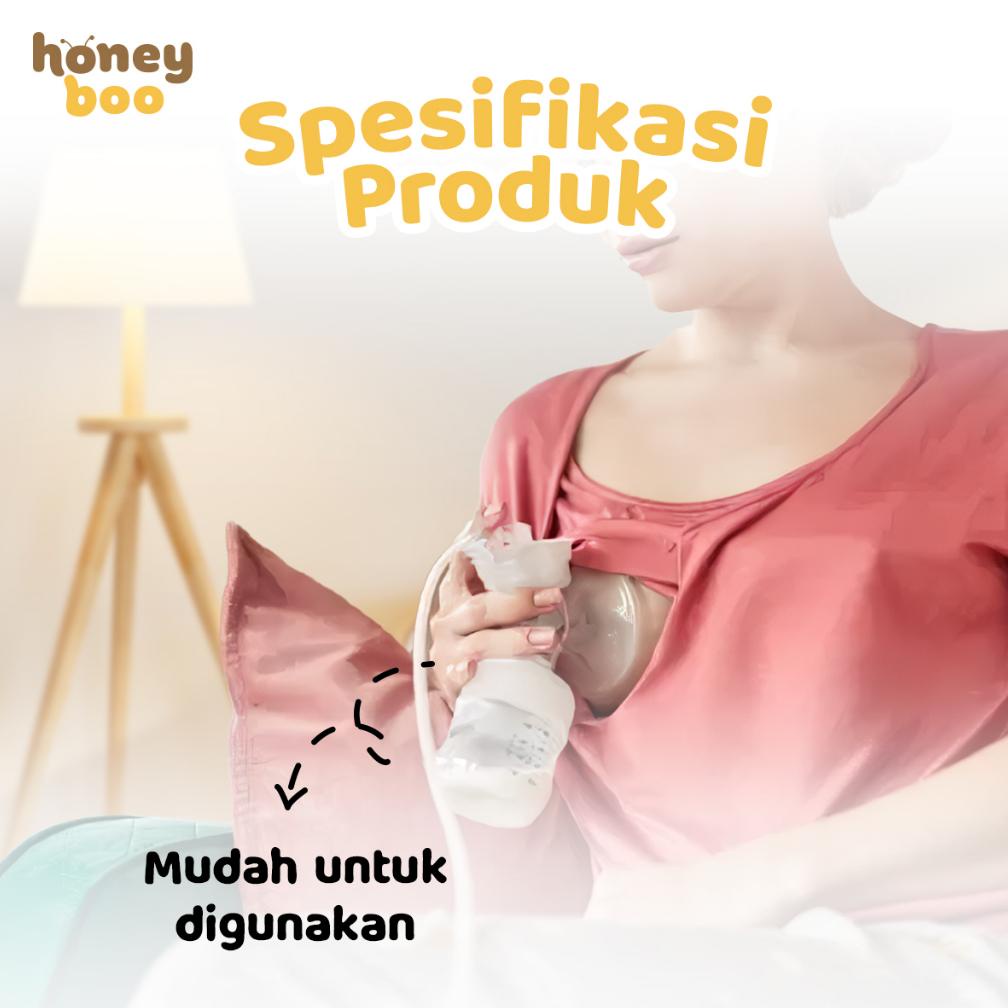 [KKS] Honey Boo - Pompa ASI Elektrik Aman Breast Pump Single Automatic BPA Free Terbaru