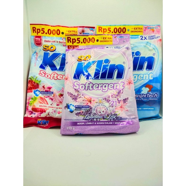 SABUN SO KLIN DETERGEN BUBUK 215GR || SOKLIN DETERGENT MURAH