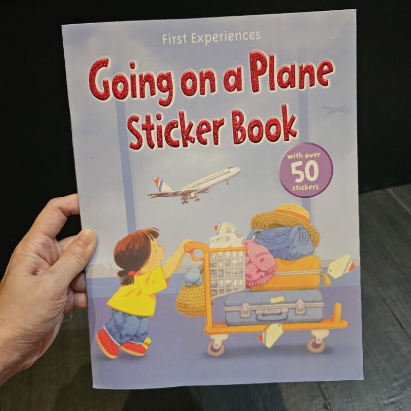 First Experiences Going on a Plane Sticker Book Buku Anak Second