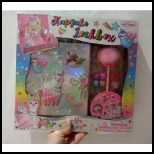 

DISKON SALE MAINAN: HOT FOCUS KEEP SAKE LOCKBOX LLAMA STATIONARY SET !!!!!!!