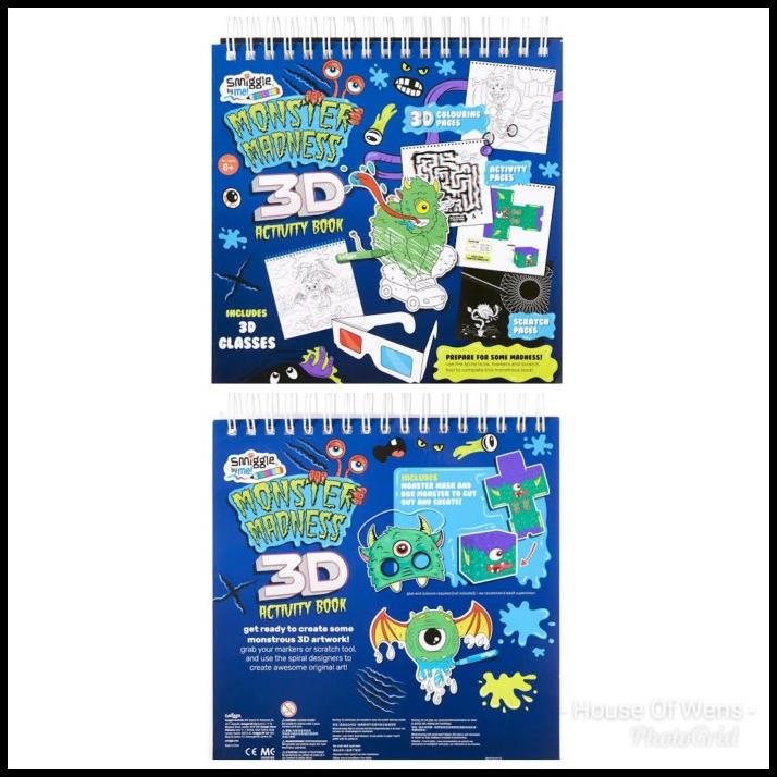 

BEST DEAL SMIGGLE 3D MONSTER SCRATCH BOOK !!