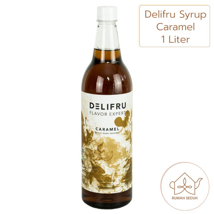 

Delifru Caramel Syrup 1L - Sirup Karamel Premium 1000mL