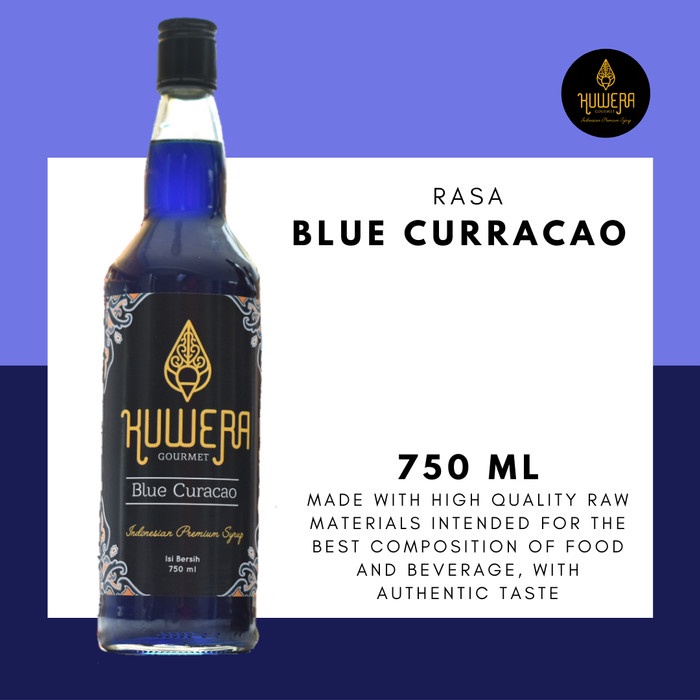 

sirup blue curacao I Kuwera Syrup I 750 ml