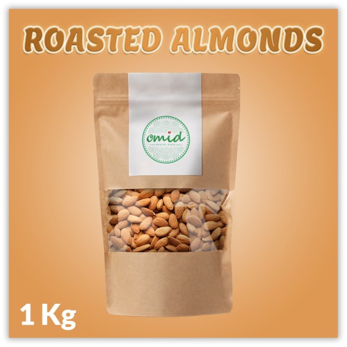

Roasted Almond No Shell (Kacang Almond Kupas Panggang) 1kg