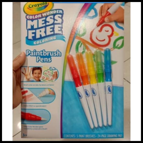 

DISKON SALE MAINAN: CRAYOLA COLOR WONDER PAINTBRUSH PENS