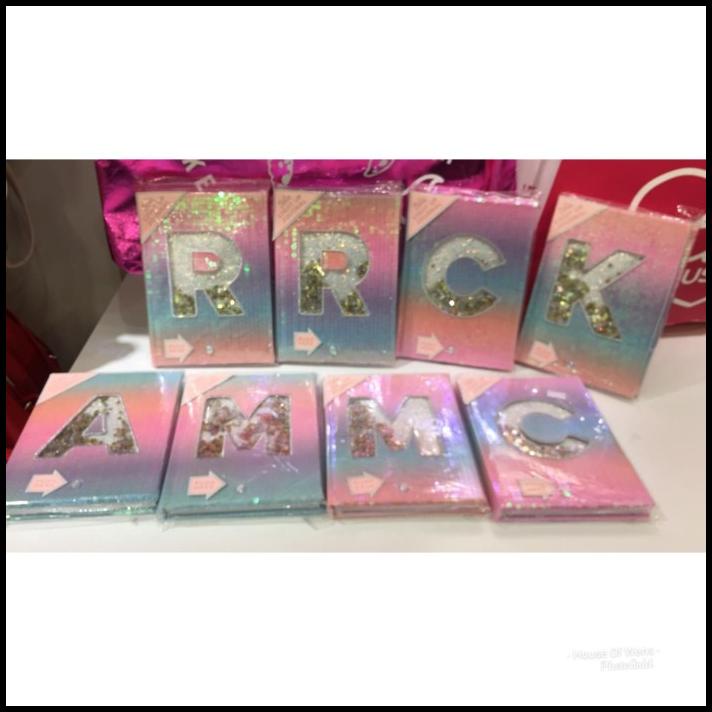 

BEST DEAL JUSTICE SHAKY INITIAL LIGHT UP JOURNAL - DIARY HURUF BISA NYALA !!!!