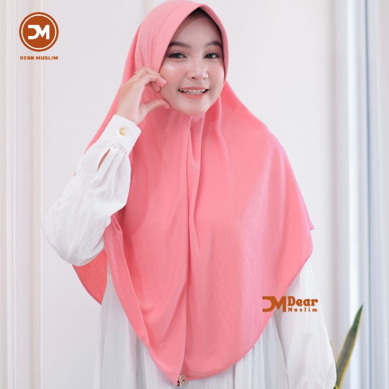 Jilbab Hijab Bergo Instan Kaos Jumbo XXL