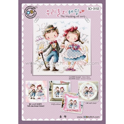 

Paket Sulam Kristik Strimin Sodastitch SO-3153 - The Wedding Of Ours