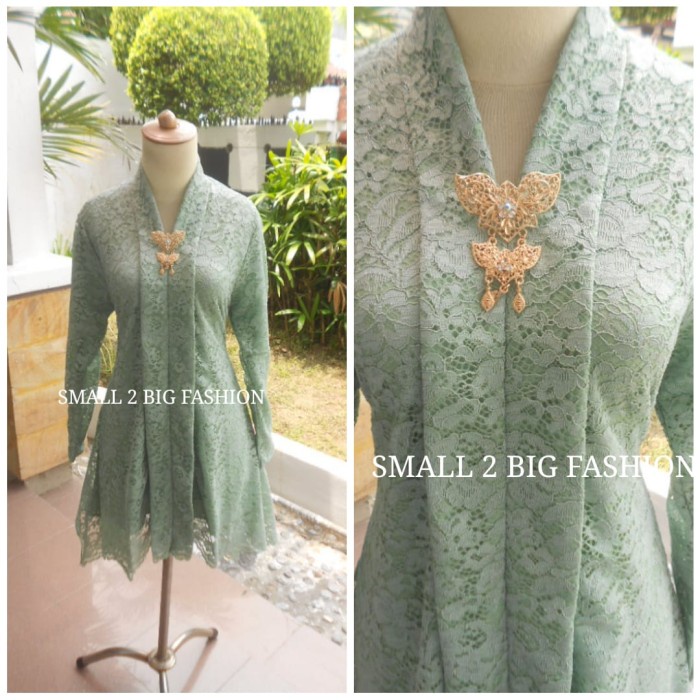 kebaya brokat muslim / kebaya tunik brukat muslim / kebaya panjang