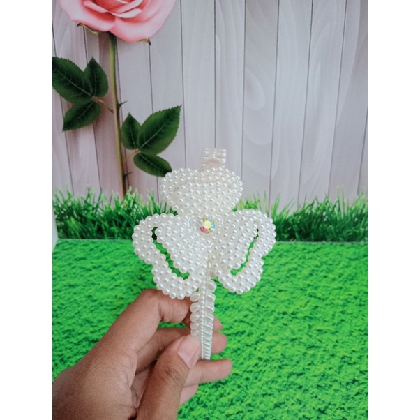 (Ban-14)Bando Mutiara motif Bunga besar daun