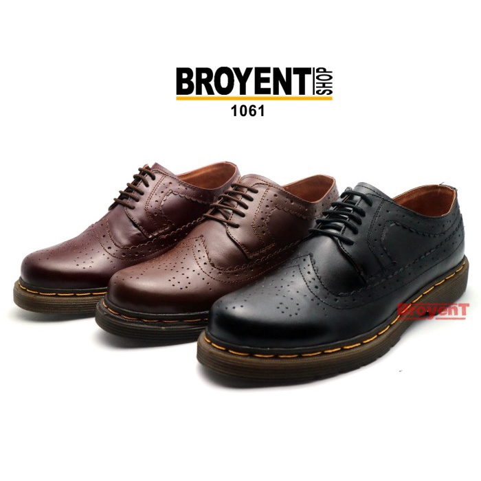 SEPATU PRIA LOW BOOTS DOCMART CLASSIS KULIT SAPI ASLI 1061 ORIGINAL