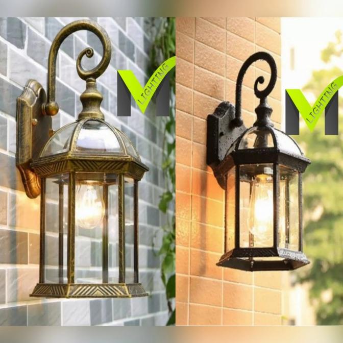 Lampu Dinding Klasik / Lampu Taman Outdoor Tipe 5068