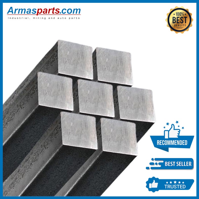 As Besi Segi Empat / As Besi Persegi / Steel Square Bar diameter 16mm