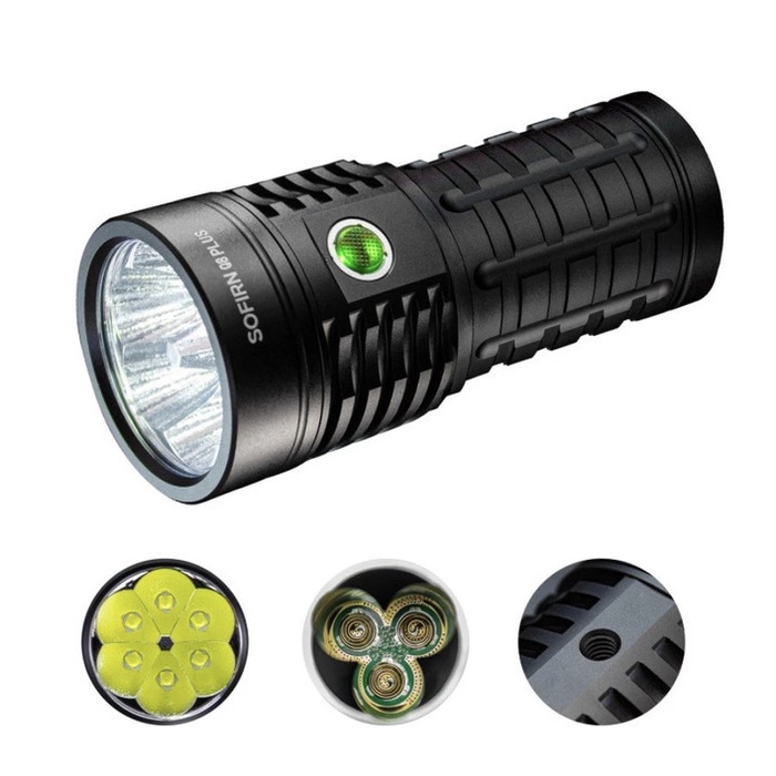 SENTER SOFIRN Q8 PRO CREE XHP50.2 LED 16000LUMENS 629 METERS USB-C
