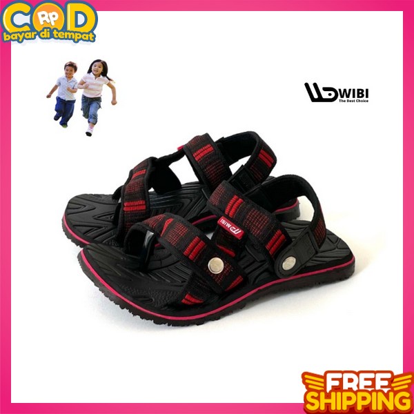 Sendel Sendal Sndal Anak Perempuan Laki Laki Cowok Empuk Tebal Ringan Kekinian Lucu Masa Kini Sandal