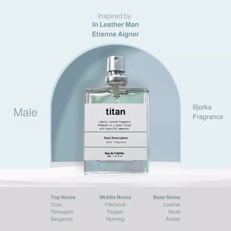 Parfum Bjorka  TITAN original pria wanita parfum viral