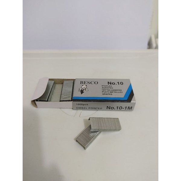 

Isi ulang Hekter Satu Box Kecil Isi 1000 Pcs Besco No 10-1M 18g