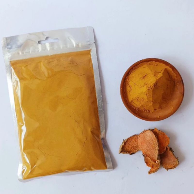 

kunyit bubuk asal tanpa campuran berat 100 gram