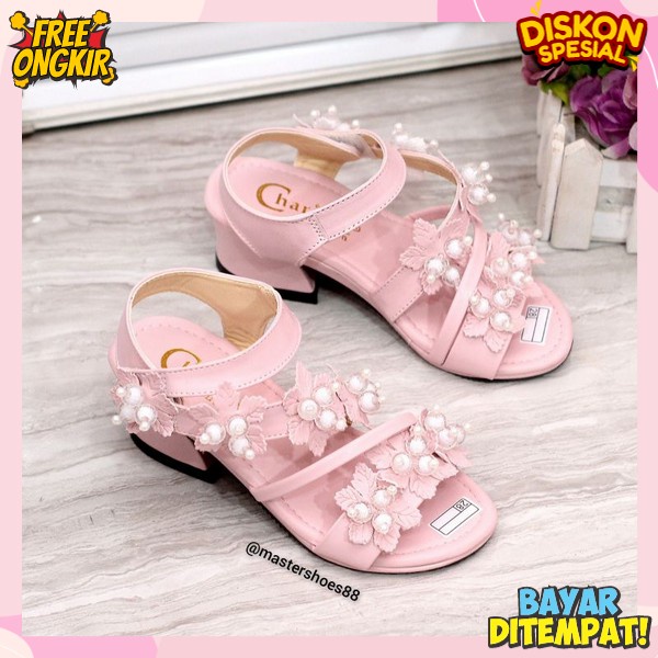 Sandal Jinjit Amak Prempuan Super Kece Srandal Ank Bocah Bahan Ringan Heals Kecil Lucu Haighil Hill 