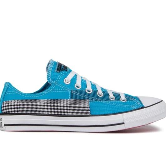 Sepatu Sneakers Pria Converse Ctas Ox Hacked Fashion Blue Sail 168592C Lapaknyagino