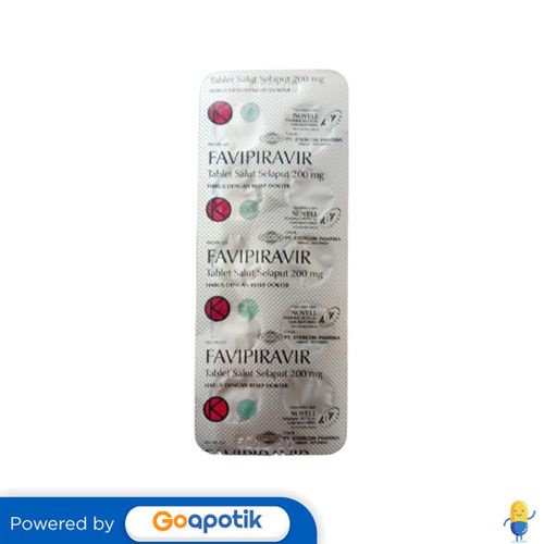 FAVIPIRAVIR ETERCON 200 MG BLISTER 10 TABLET