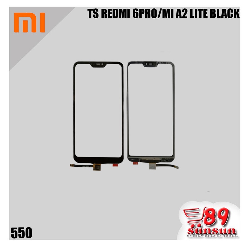 TOUCHSCREEN REDMI 6PRO/MI A2 LITE BLACK