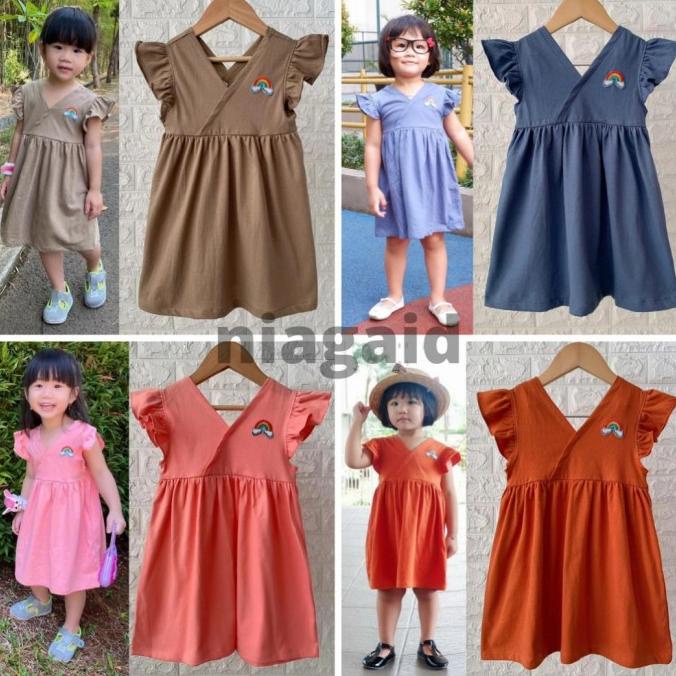 Sale Now Dress V Daster Baju Pesta Main Anak Perempuan 1 2 3 4 5 Tahun Murah Limited Edition