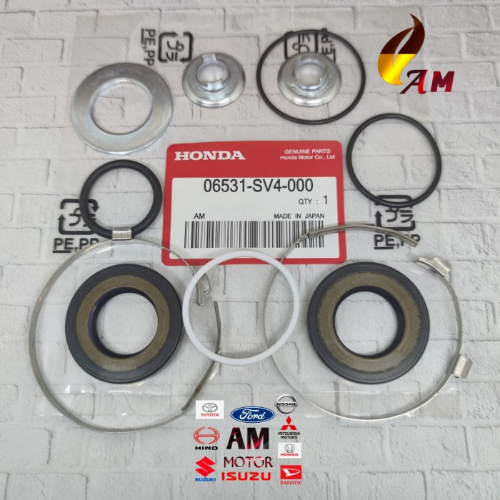 Seal Power Steering Kit Seal Rack Steering Honda Cielo 1992 - 1997 Kode Hm096