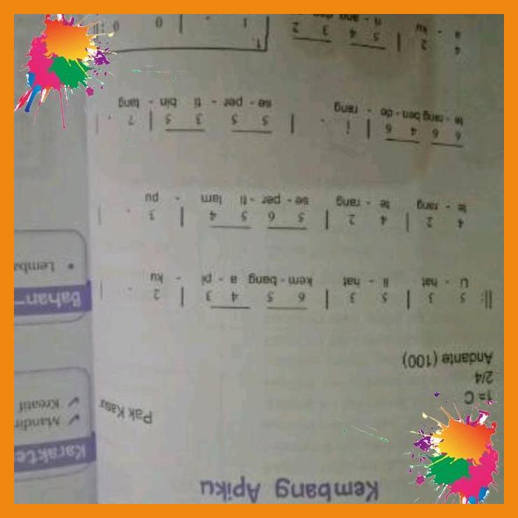 

original buku belajar karakter dengan lagu [fany]