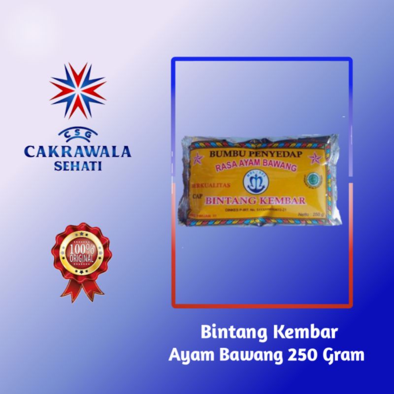 

Bintang Kembar Bumbu Yedap Rasa Ayam Bawang 250 G X 12 Pcs