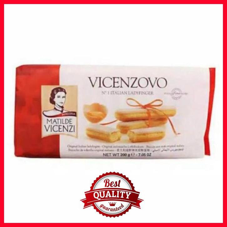 

(BKS) VINCENZOVO LADY FINGER - BISCUIT TIRAMISU MATILDE VINCENZI 12X200GRAM