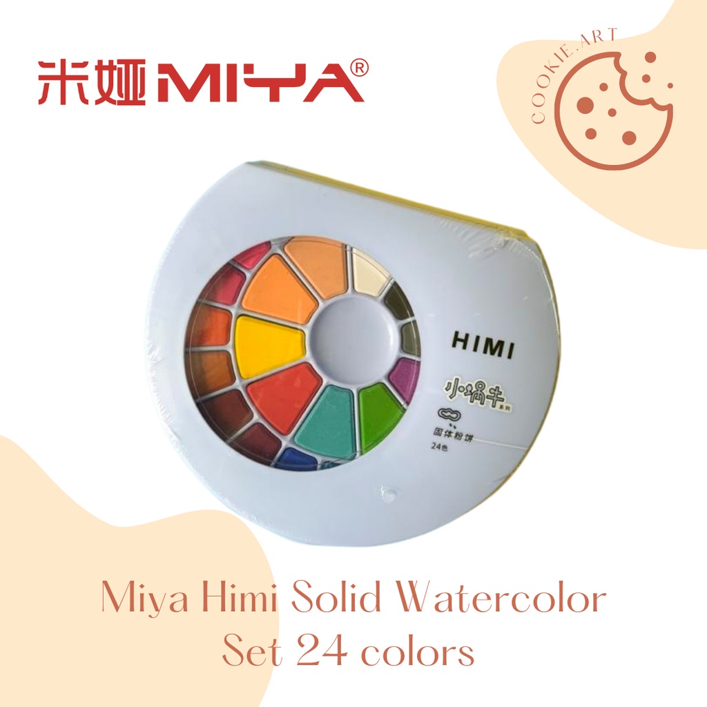 

Ya Solid Watercolor Paint Cat Air Set 24 Colors