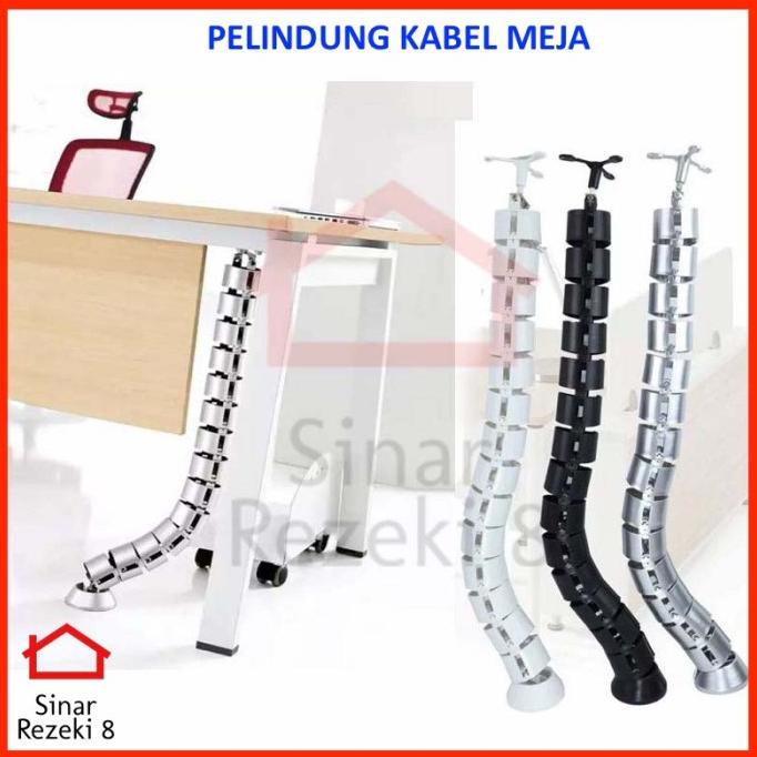Pelindung Kabel Penutup Cable Ducting Management Meja Kantor Komputer