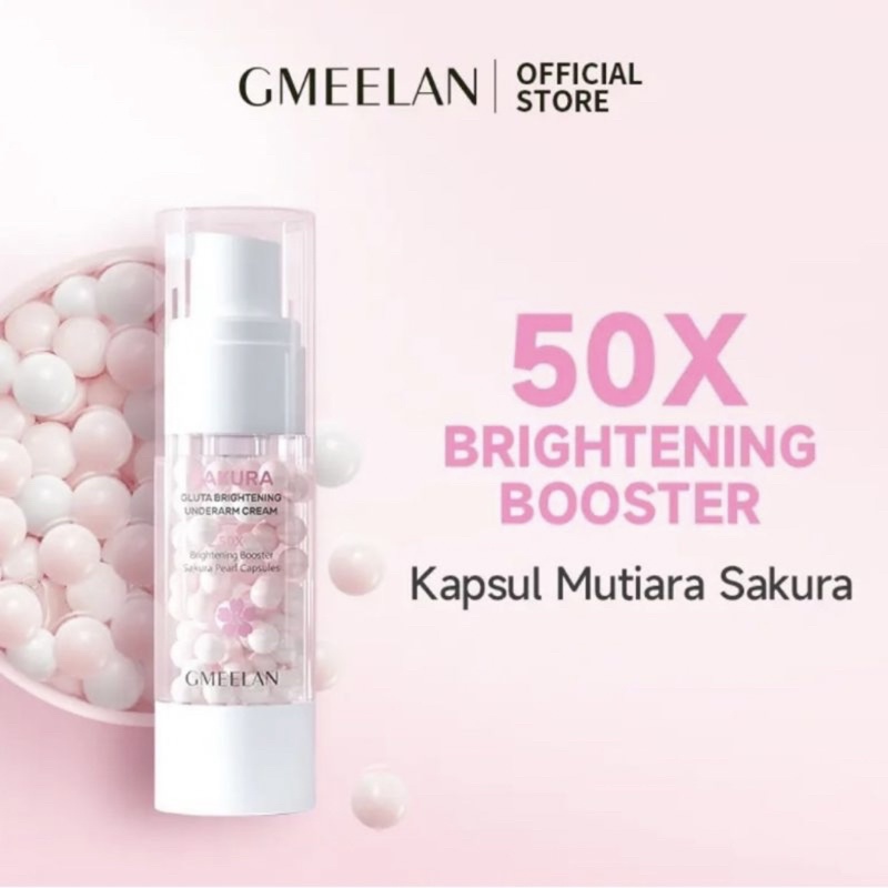 GMEELAN SAKURA UNDERARM GLUTA BRIGHTENING CREAM CHERRY BLOSSOM