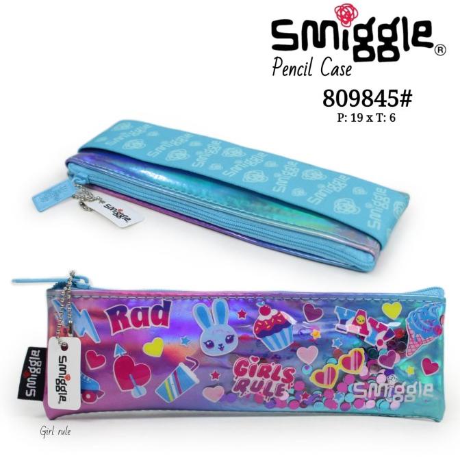 

New Smiggle Pencil Case Set Tempat Pensil Kotak Pensil Unicorn Black Pink Berkualitas