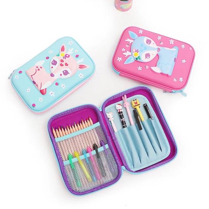 

Smiggle Deer Hardtop/Tempat Pensil Smiggle -Kotak Pensil Rusa Original