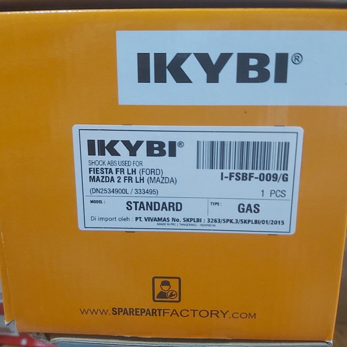 shock breaker depan kanan mazda 2,ford fiesta IKYBI BEST