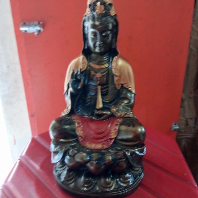 Buruan beli] Patung dewi kwan im fiber 25