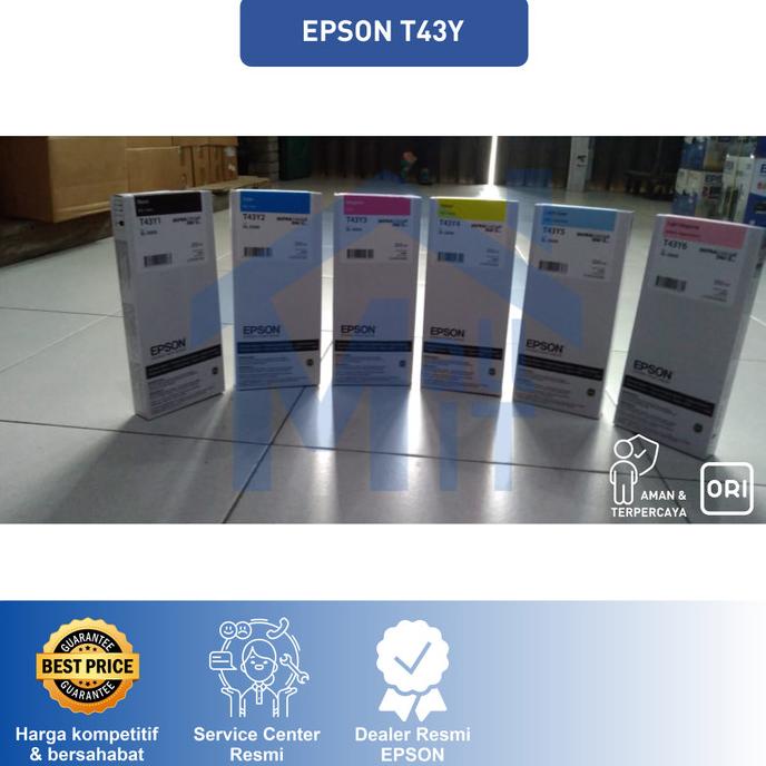 TINTA CATRIDGE EPSON SL D830 T43Y T43Y1 T43Y2 T43Y3 T43Y4 T43Y5 T43Y6