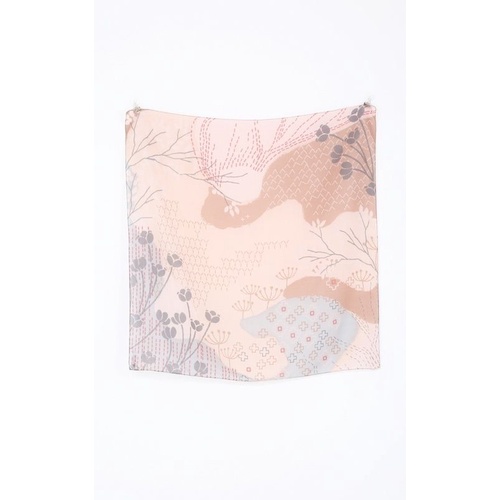 Kamiidea sashi pink scarf preloved