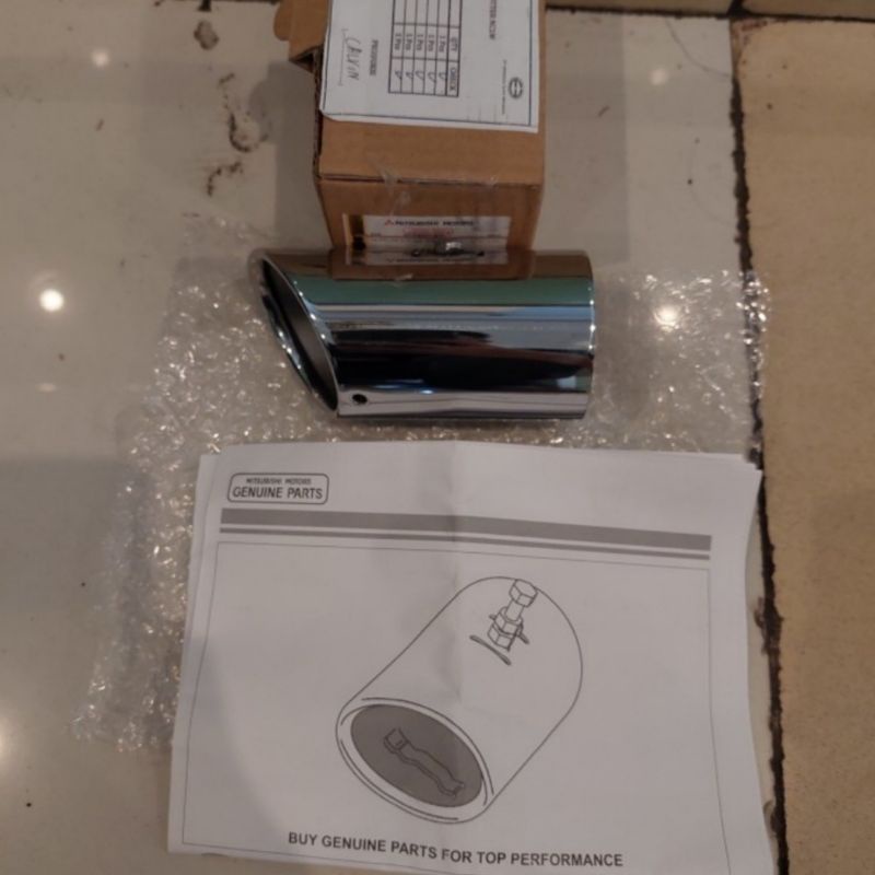 Muffler Cutter Buntut Knalpot Asli Mitsubishi Xpander Xpander Cross