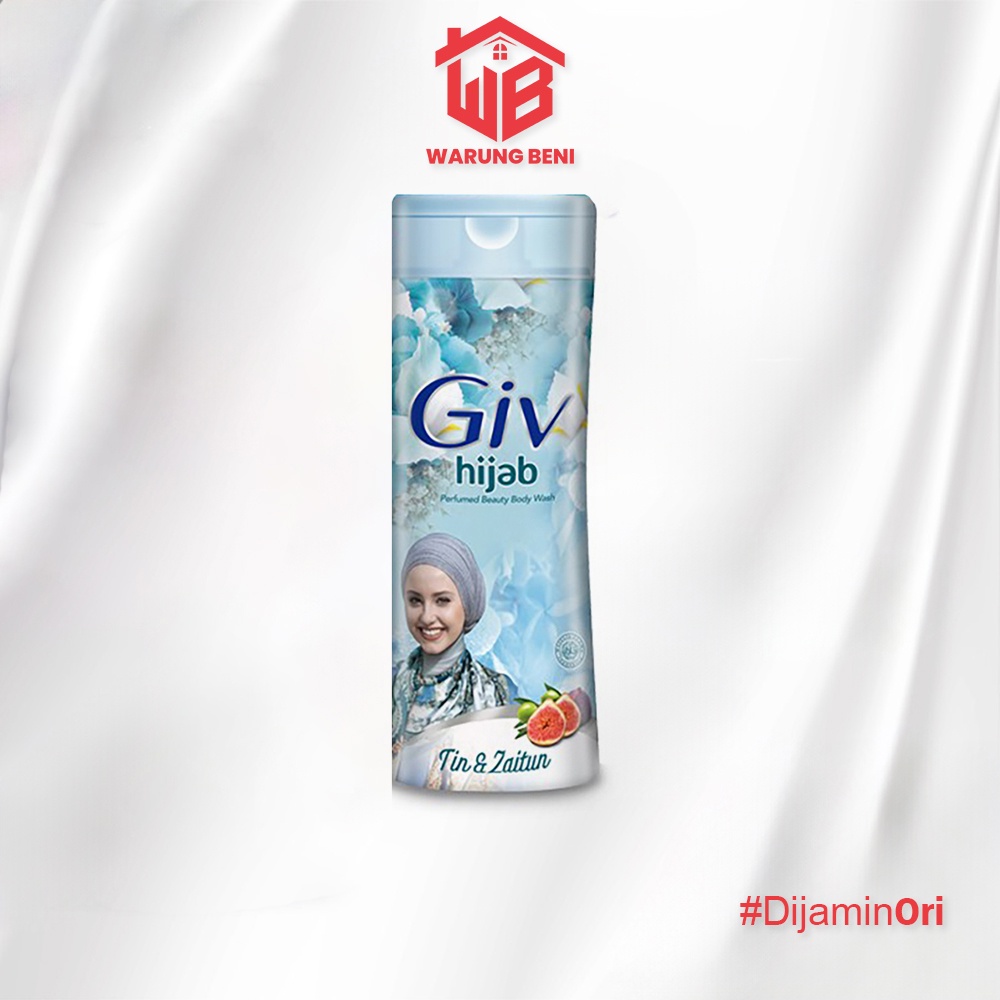 Giv Hijab Sabun Mandi Tin & Zaitun Botol 250 ml