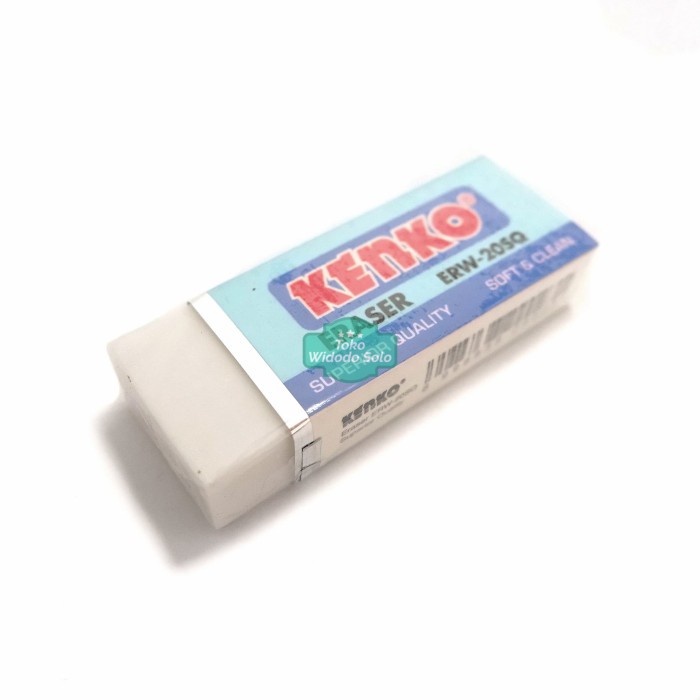 

Penghapus Kenko Eraser ERW 20SQ Besar Setip Putih Ecer Per 1 Buah