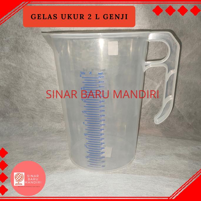 (:(:(:(] Gelas ukur 2 Liter, Green Leaf