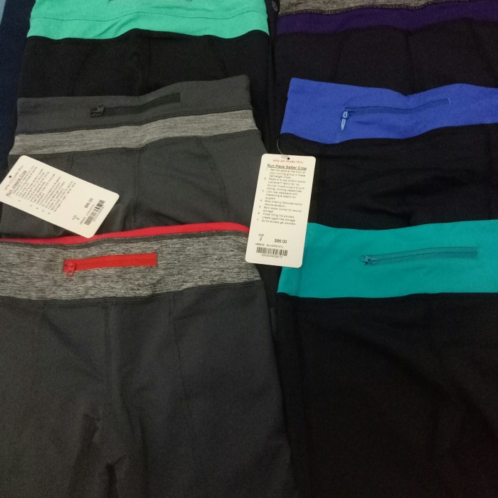 celana lululemon training wanita original panjang,sisa export