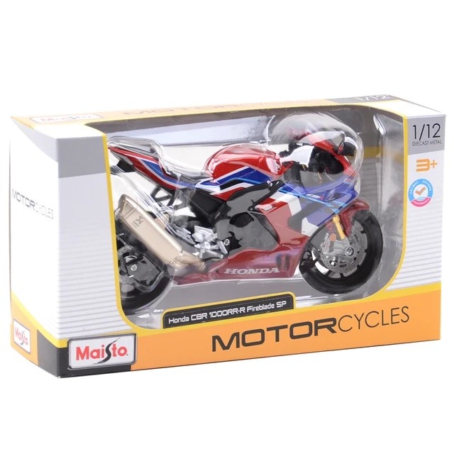 PROMO MINIATUR MOTOR HONDA CBR FIREBLADE HRC DIECAST AUTOMAXX SKALA 1/12 TERMURAH