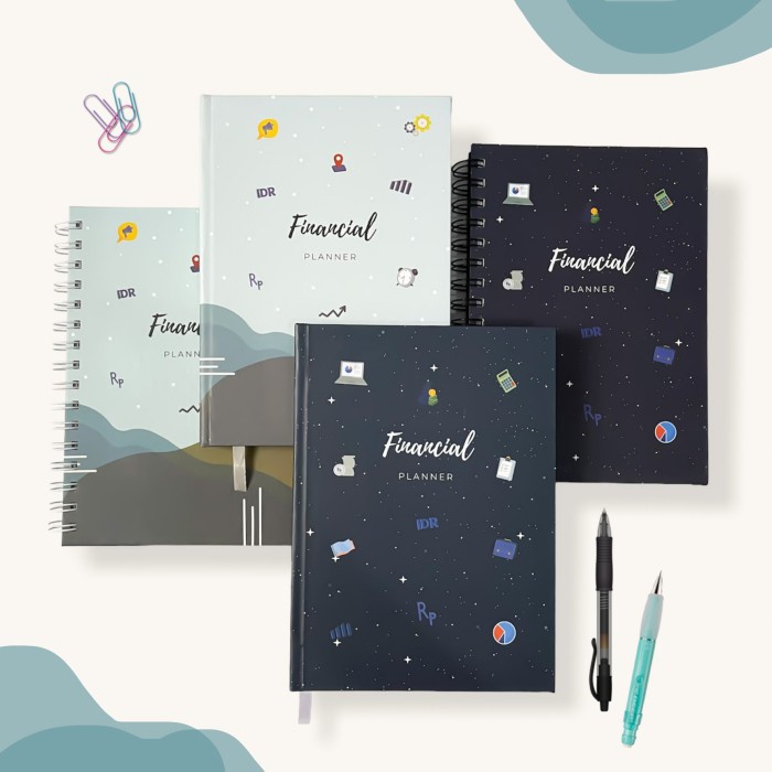 

Promo Financial Planner / Financial Journal / Notebook Budget Planner